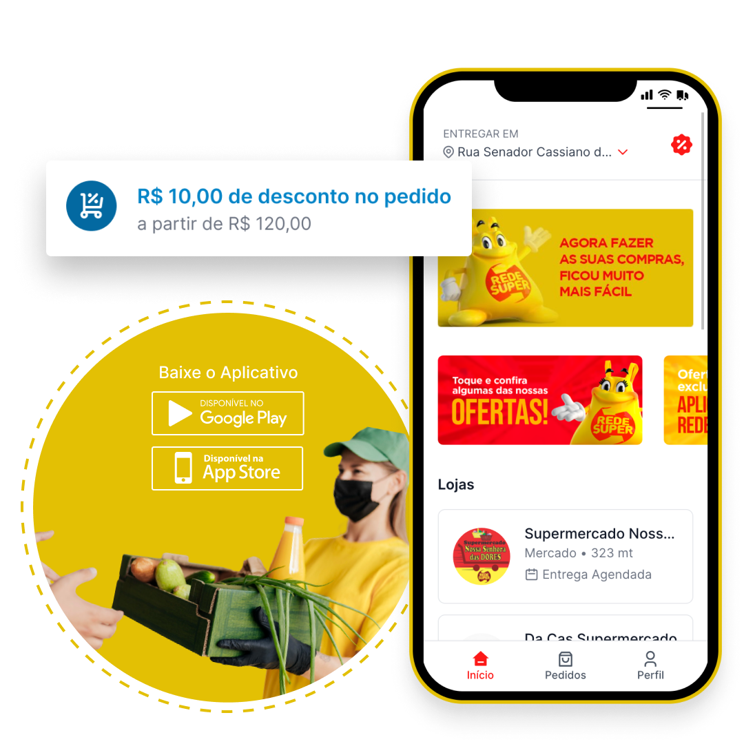Leve a experiência da loja física para o supermercado online Leve a experiência da loja física para o supermercado online